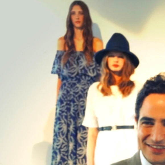 Silk and Cotton Maxi Dress - Size 8 - Picture 2 of 8